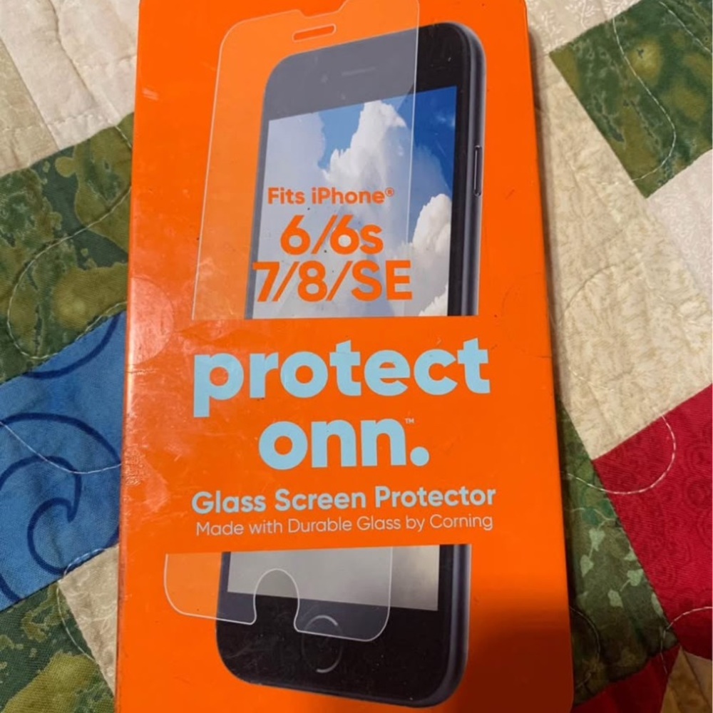 On Running Orange Glass Screen Protector for iPhone 6/6s/7/8/SE